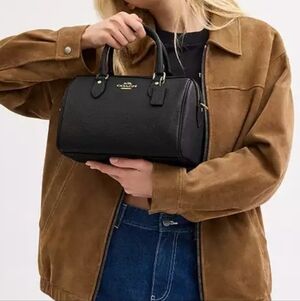 Coach Black Satchel Bag